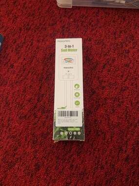 Naiades 3-in-1 Soil Moisture, Light, and pH Meter Model P407